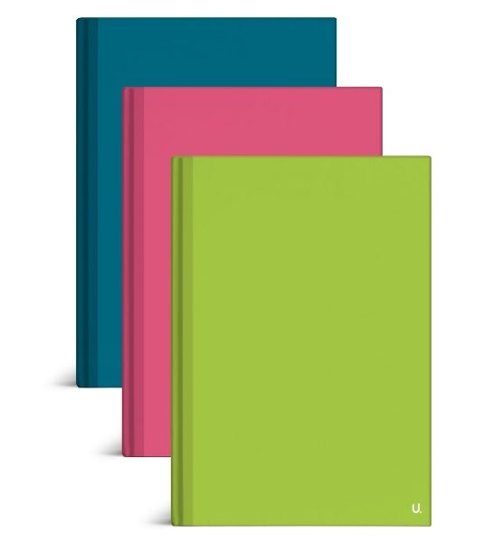 A4 Hardback Notebook Colour Asst 1