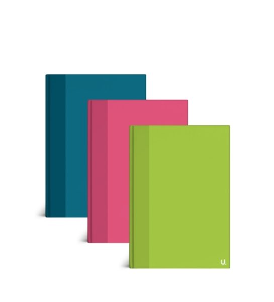 A6 Hardback Notebook Colour 2pk Asst 1