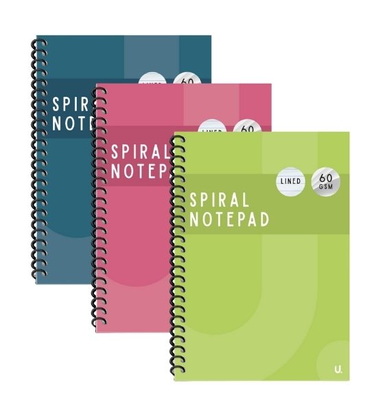A5 Spiral Notebook Colour Asst 1