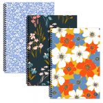 Floral 20x28cm Spiral Notebook