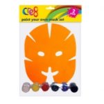 Paint Your Own Mask Set, 2pk Foam with Paintbrush & Paints