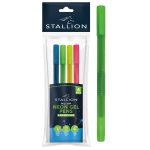 Neon Gel Pens, 4pk