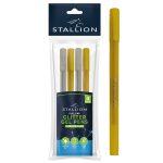 Gold & Silver Glitter Gel Pens 4pk